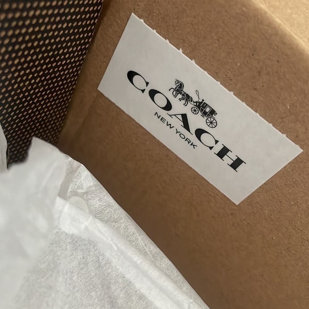 Coach Women's Metallic Mesh Sneaker, White/Grey, 6 - Picture 7 of 14